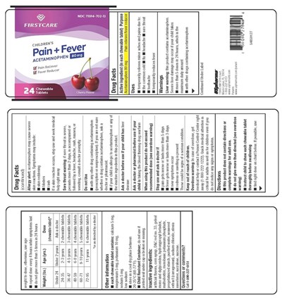 Principal Display Panel-firstcare Acetaminophen 80 mg (Firstcare Acetaminophen 80 mg)